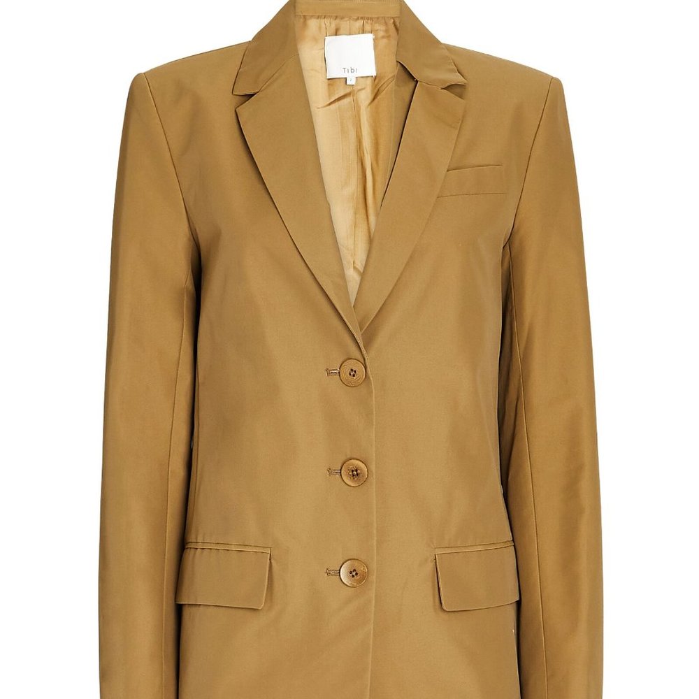NWT Tibi Tan Blazer Size 0